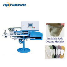 Rainbowe sock printing machine dotting point on the sock invisible sock dot